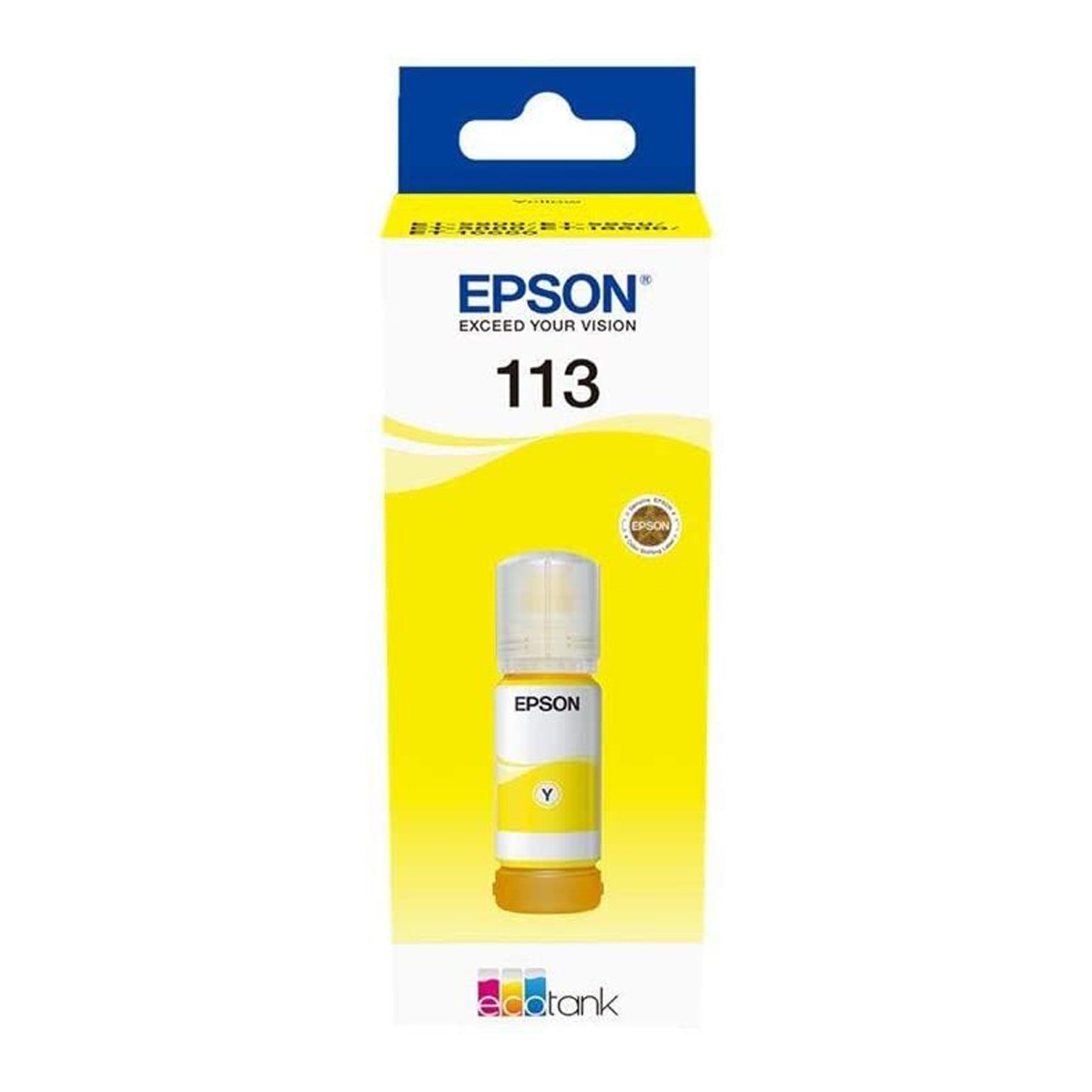 Botella de tinta original Epson 113 Amarilla (C13T06B440) 1