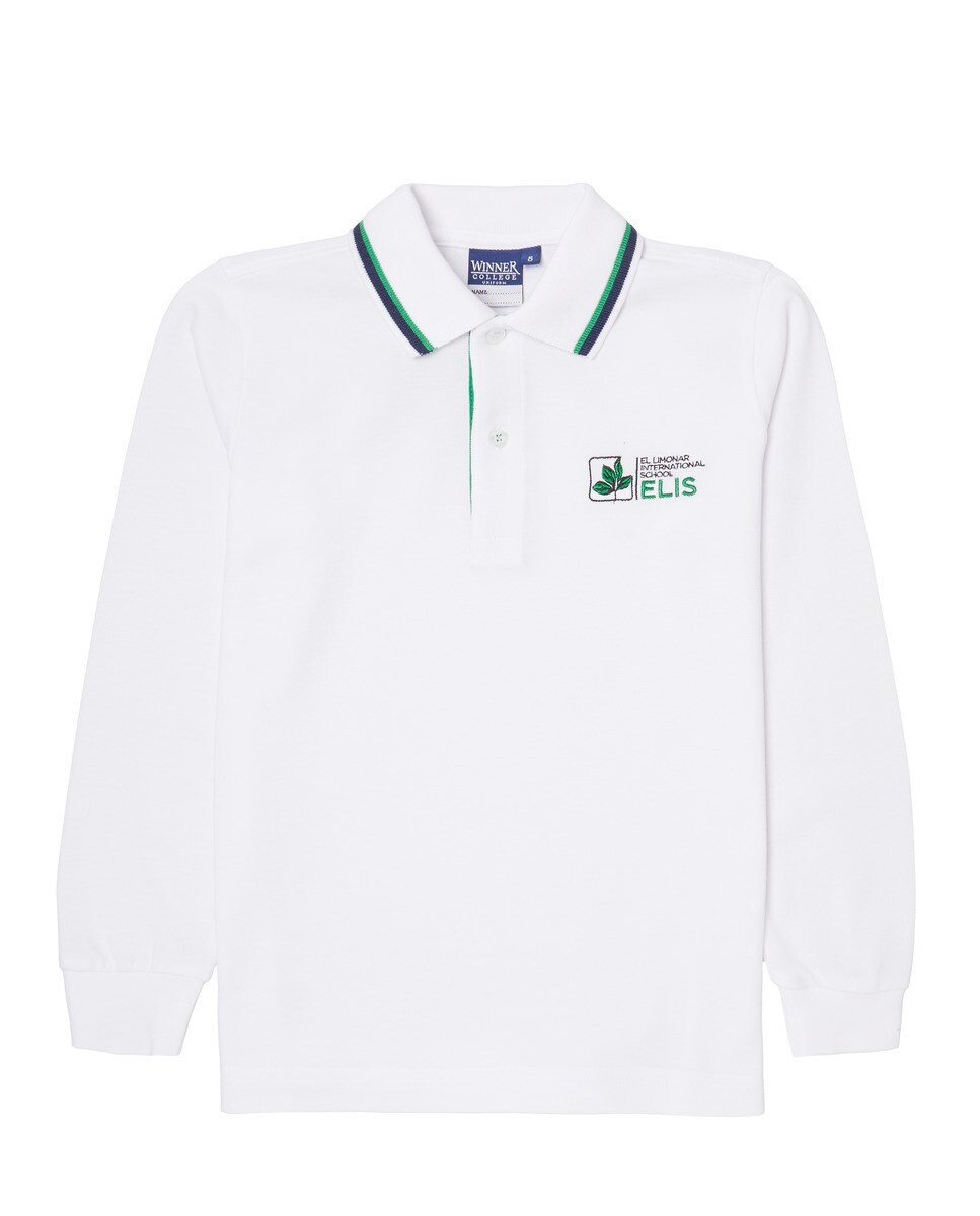 Polo d'uniforme blanc et