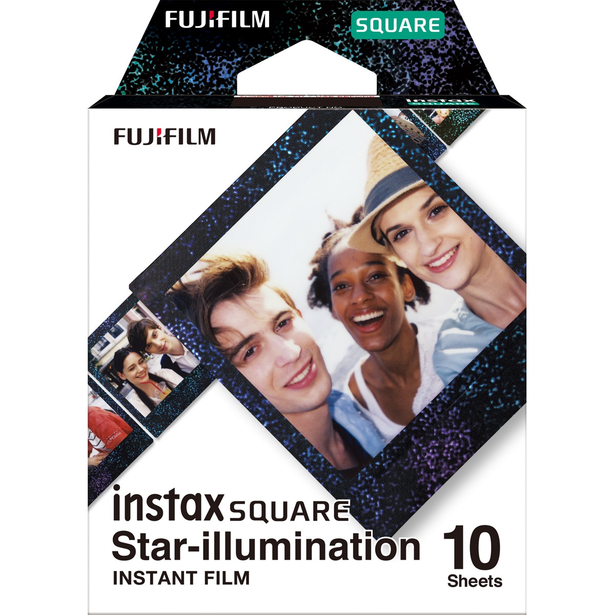 Imagen 0 de Película Fujifilm para cámaras instantáneas Instax Formato Square Star Illumi