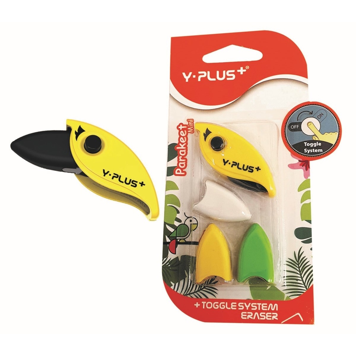 Borracha Com Tampa +2 recargas de Borracha Y-Plus+ 1