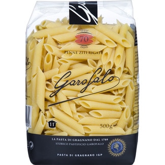 penne ziti rigate macarrones paquete 500 g - Garofalo
