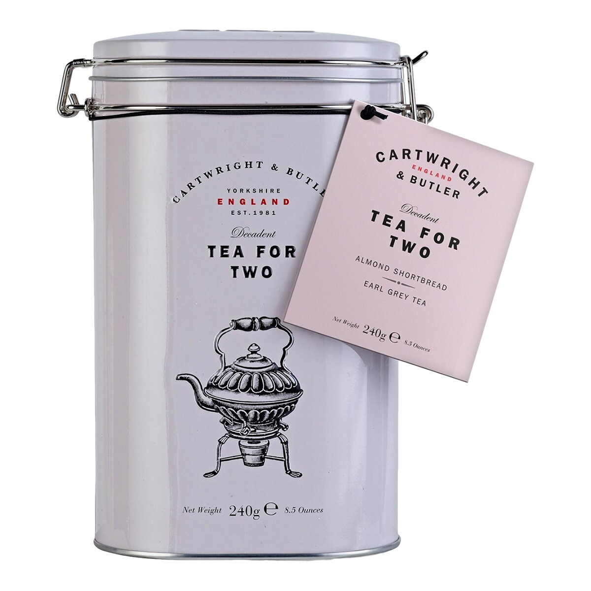 Cartwright & Butler - Galletas De Mantequilla Y Almendra Y Bolsitas De Té Earl Grey