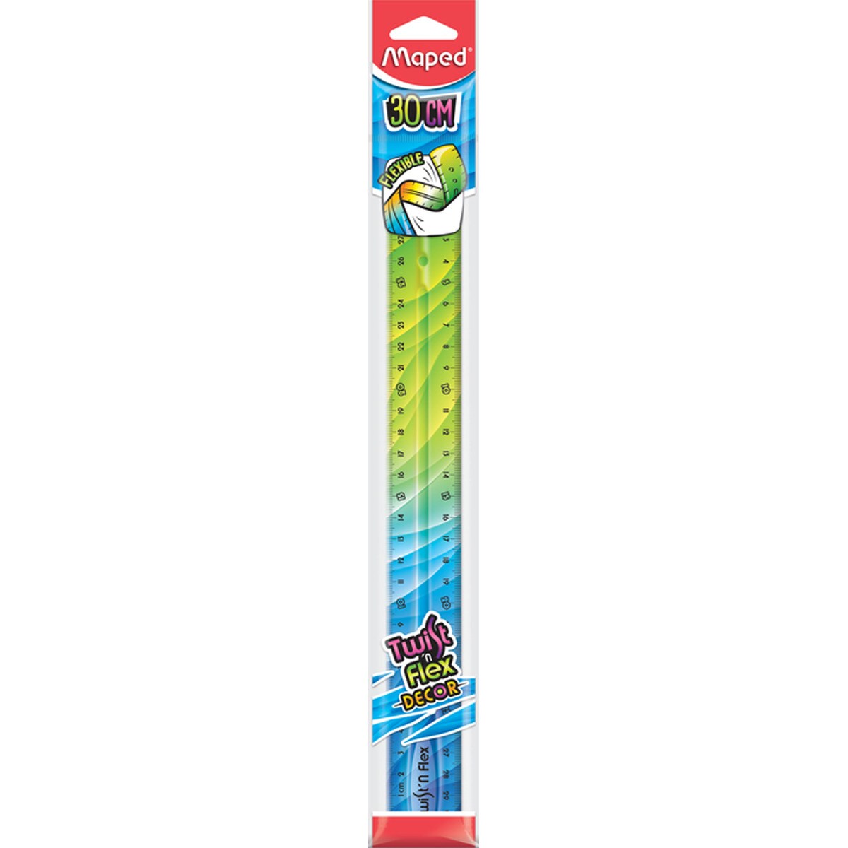 Régua Flexível Twistnflex 30 cm - Multicolor Multicolor-2