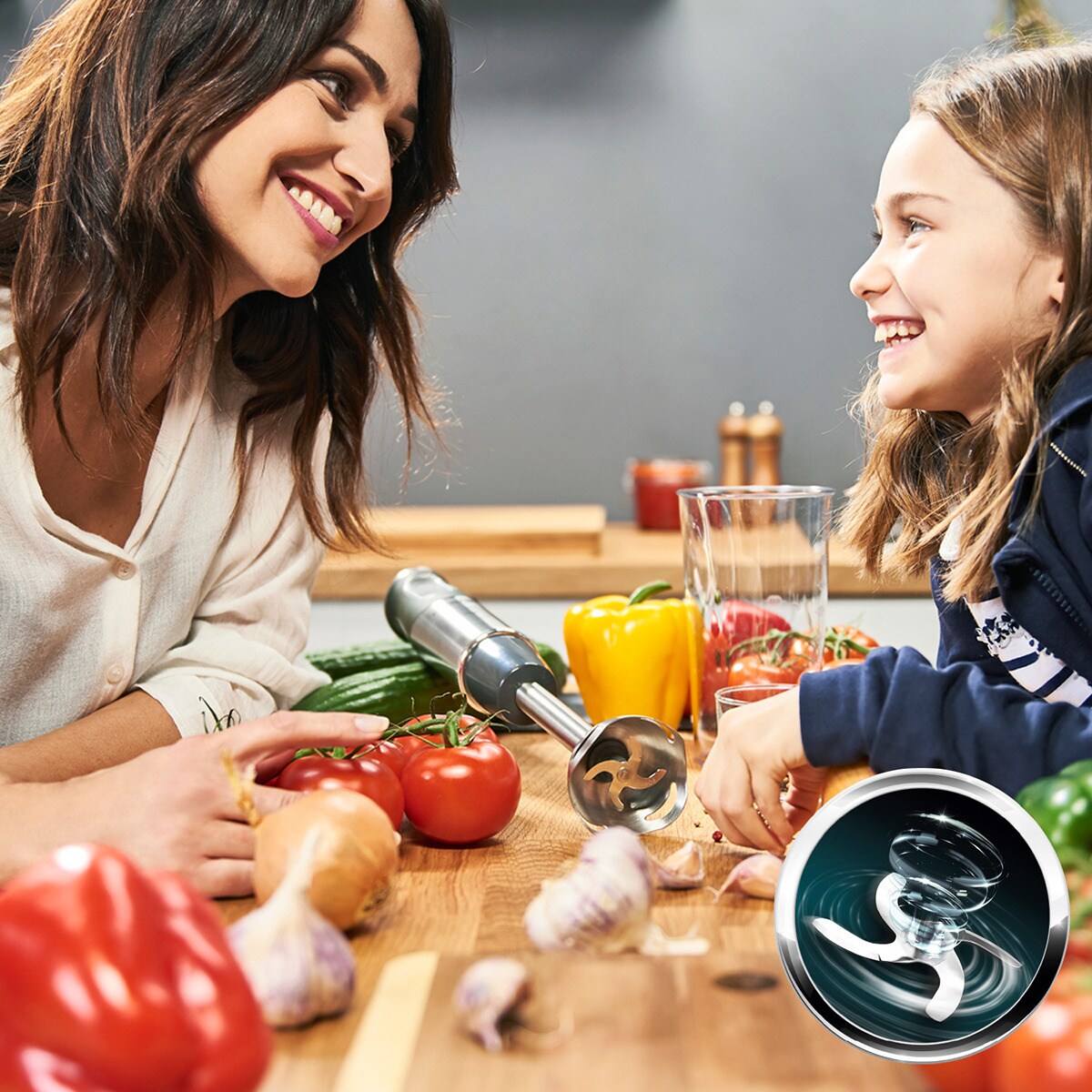 Batidora de pie Moulinex Quickchef 3 en 1 DD6558 10 velocidades. . Negro-7