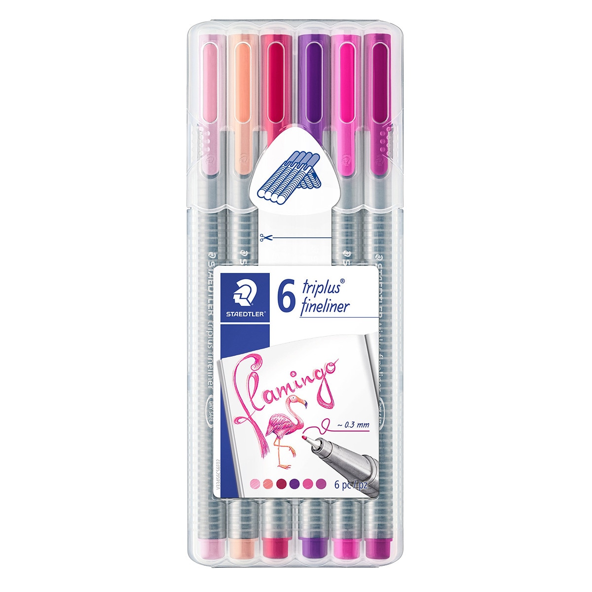 Imagen 0 de Rotuladores Triplus Fineliner Staedtler Colores Flamencos Surtidos