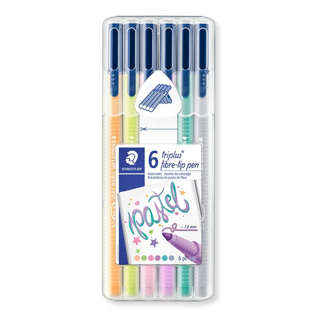 Imagen 0 de Rotuladores Triplus Color Staedtler Colores Pastel Surtidos
