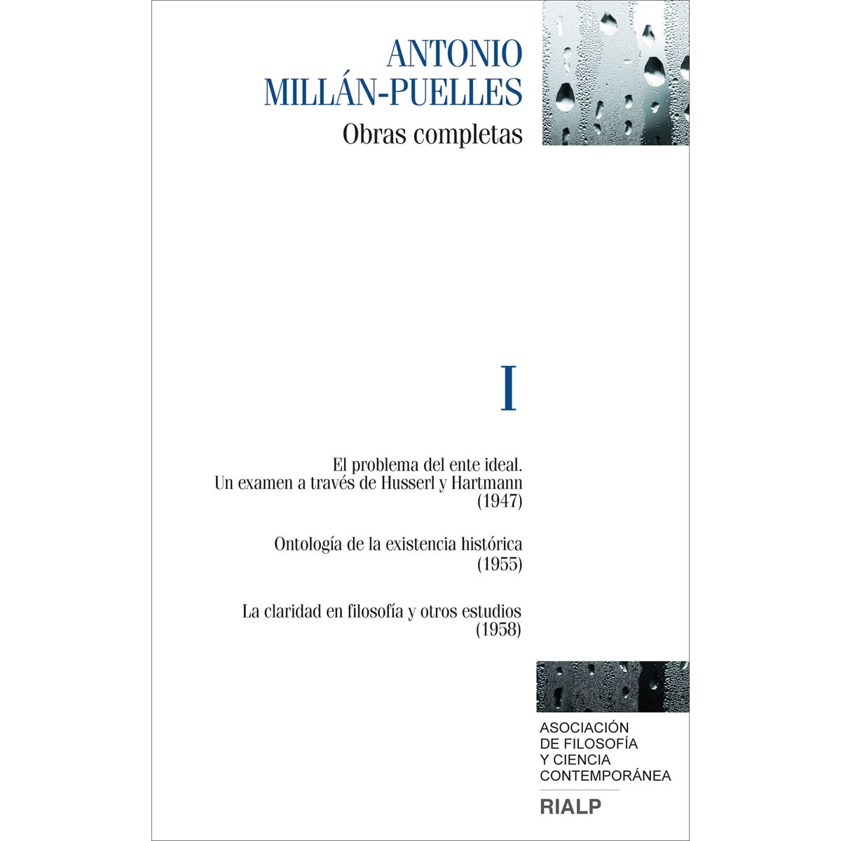 Imagem 0 de Millán-Puelles. I. Obras completas (Capa dura)