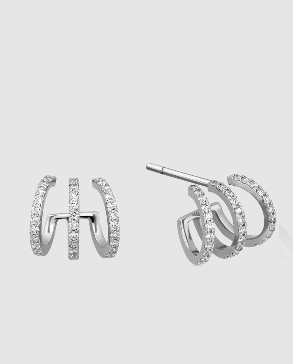 Imagem 0 de Brincos Shewel de Ouro e Diamantes