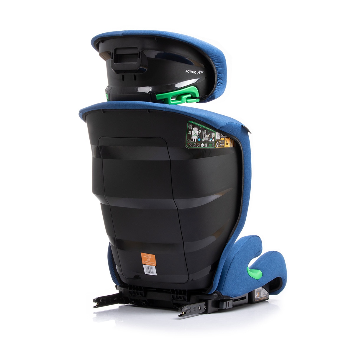 Silla de coche Fairgo Raga Fix i-Size (100 - 150 cm) Azul Melange-11