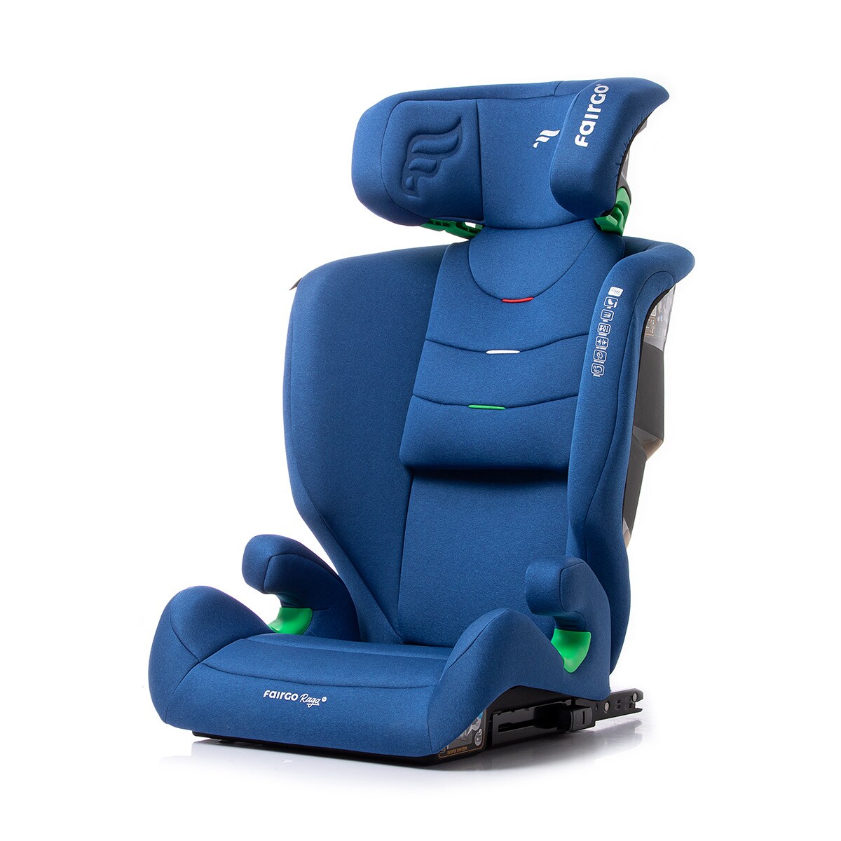 Silla de coche Fairgo Raga Fix i-Size (100 - 150 cm) Azul Melange-2