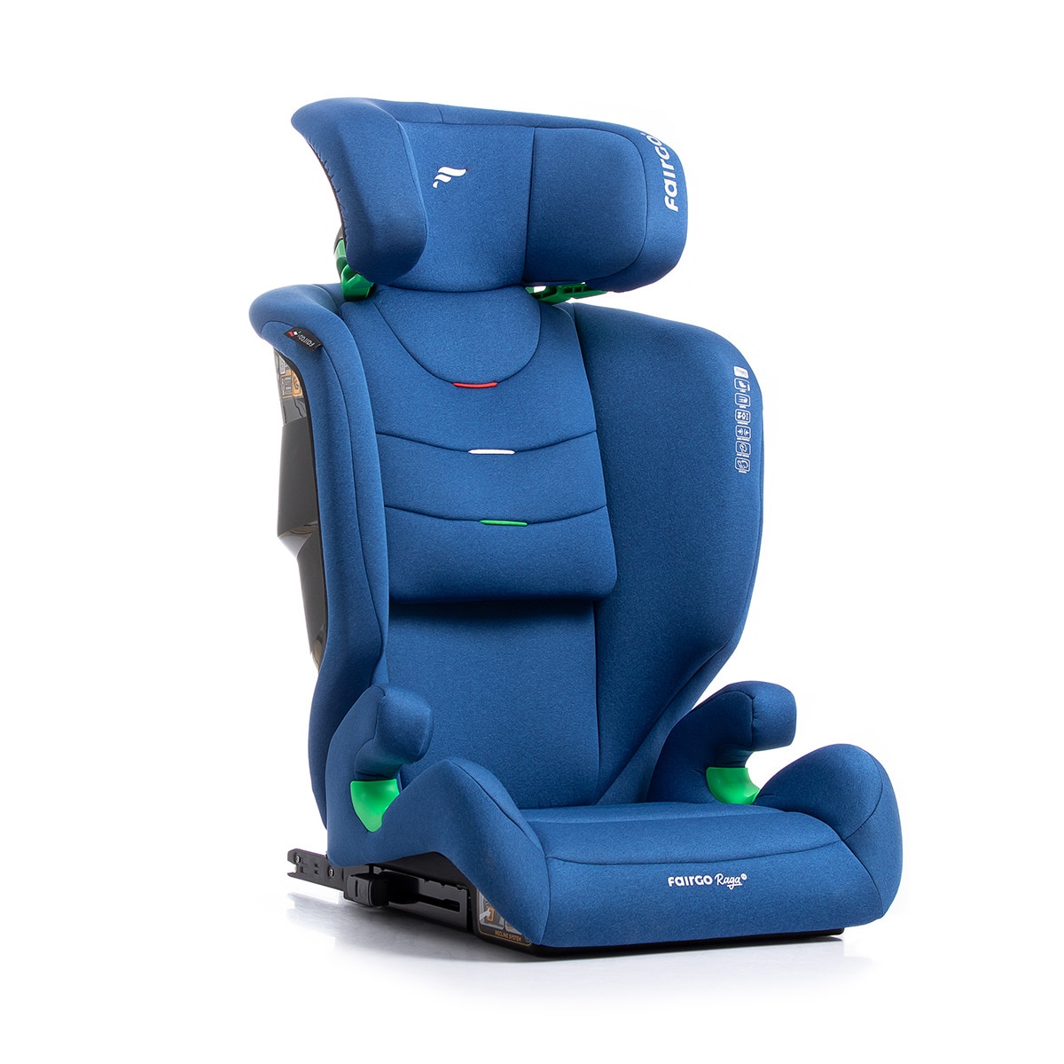 Silla de coche Fairgo Raga Fix i-Size (100 - 150 cm) Azul Melange-3