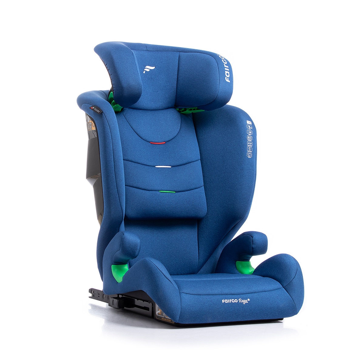 Silla de coche Fairgo Raga Fix i-Size (100 - 150 cm) Azul Melange-4