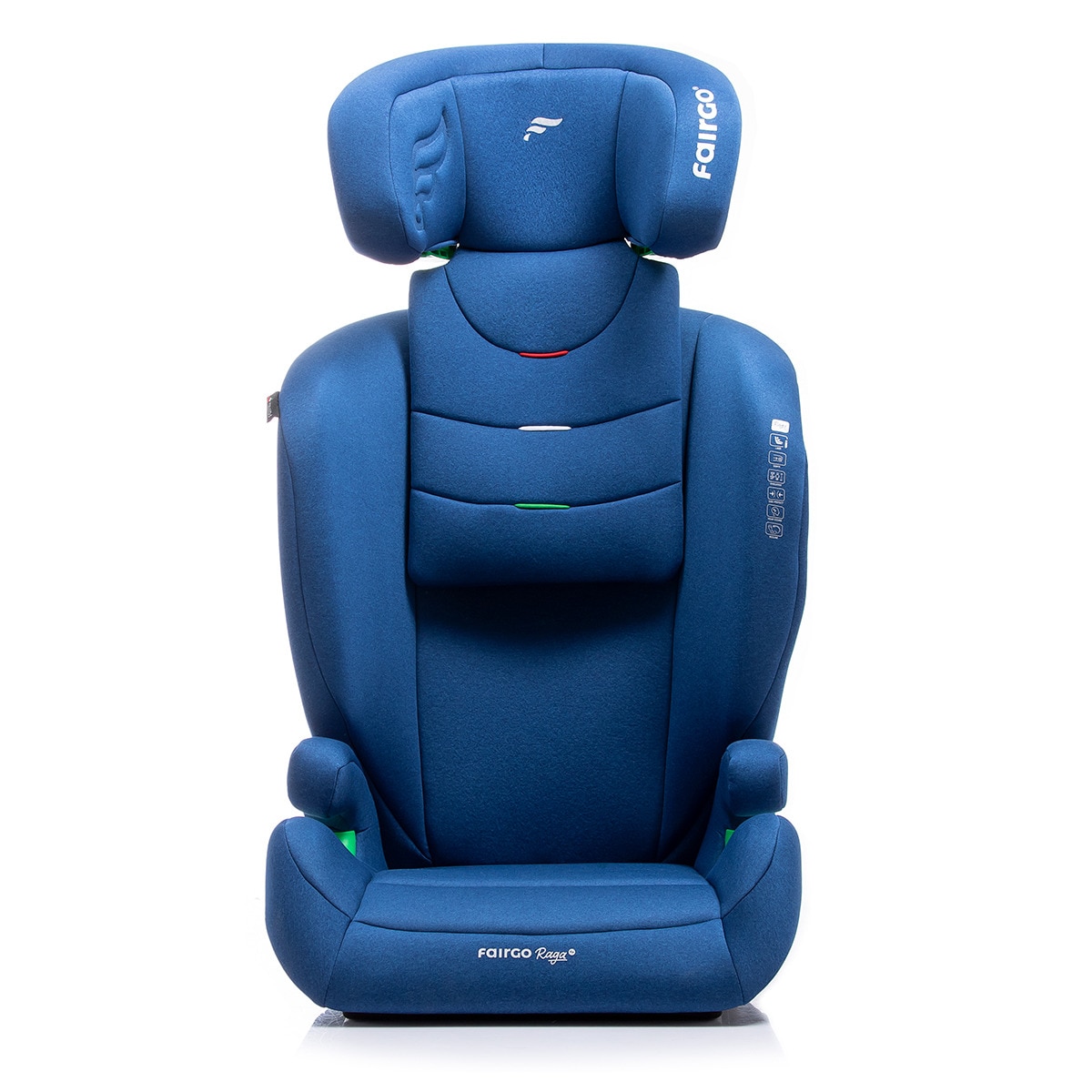 Silla de coche Fairgo Raga Fix i-Size (100 - 150 cm) Azul Melange-6