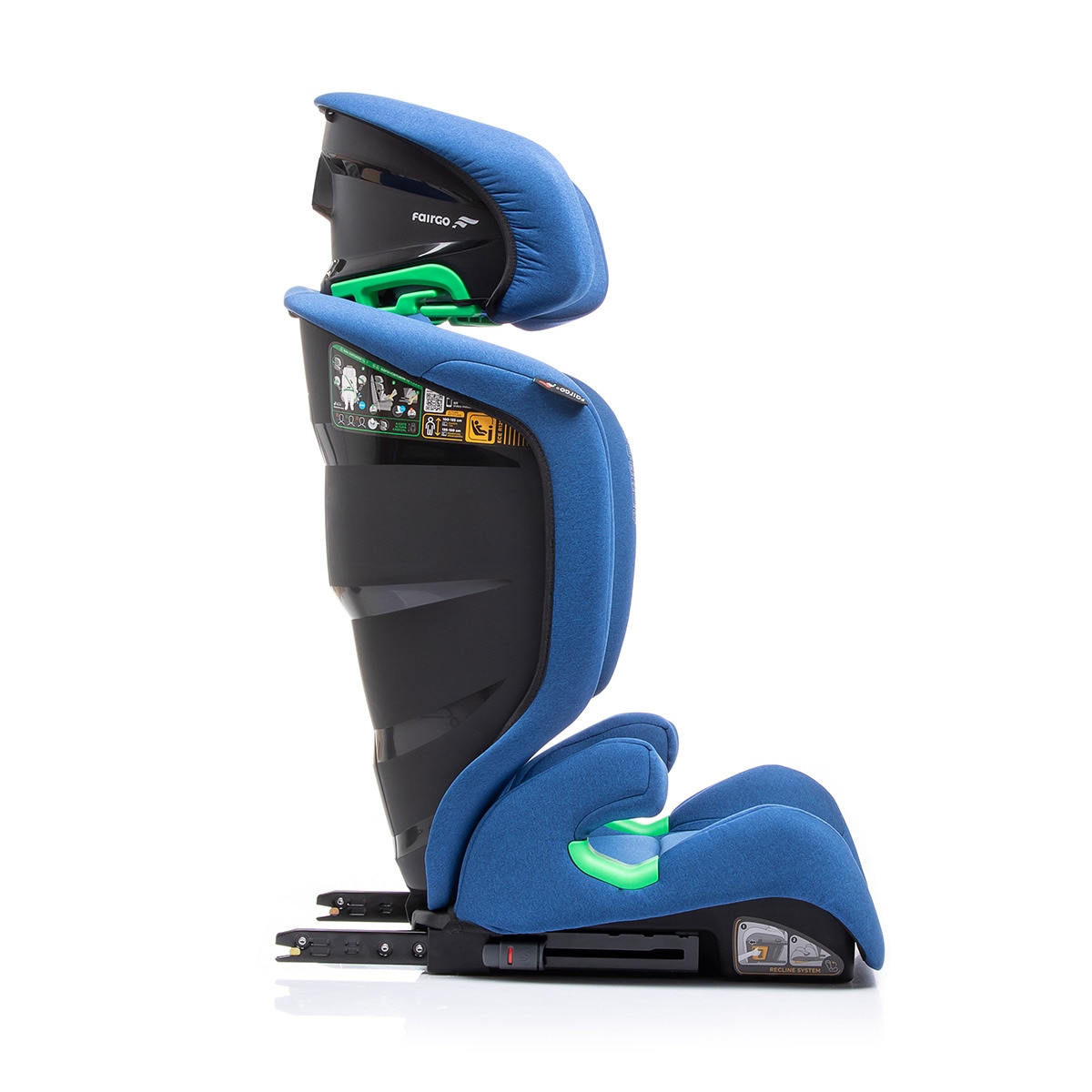 Silla de coche Fairgo Raga Fix i-Size (100 - 150 cm) Azul Melange-8