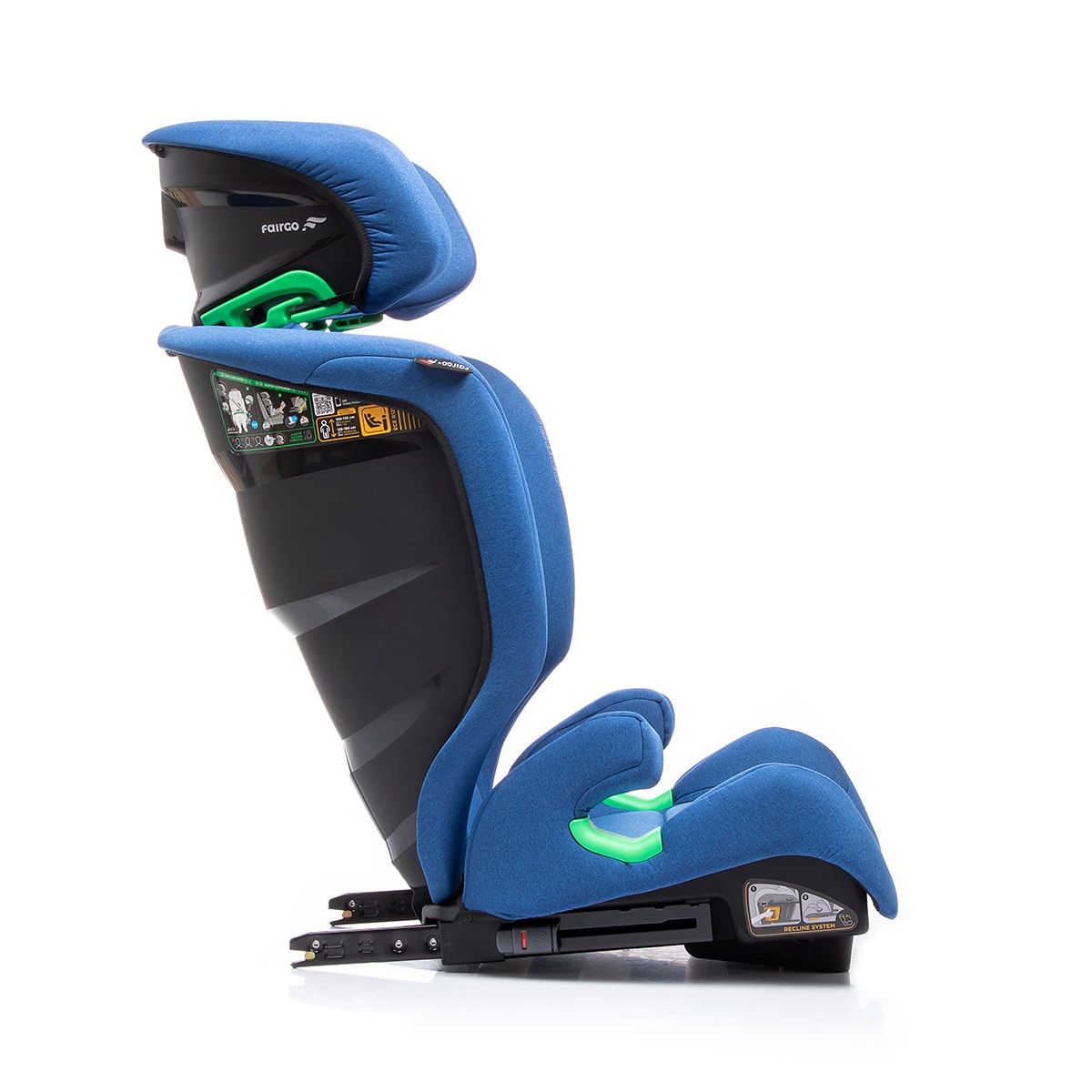 Silla de coche Fairgo Raga Fix i-Size (100 - 150 cm) Azul Melange-9