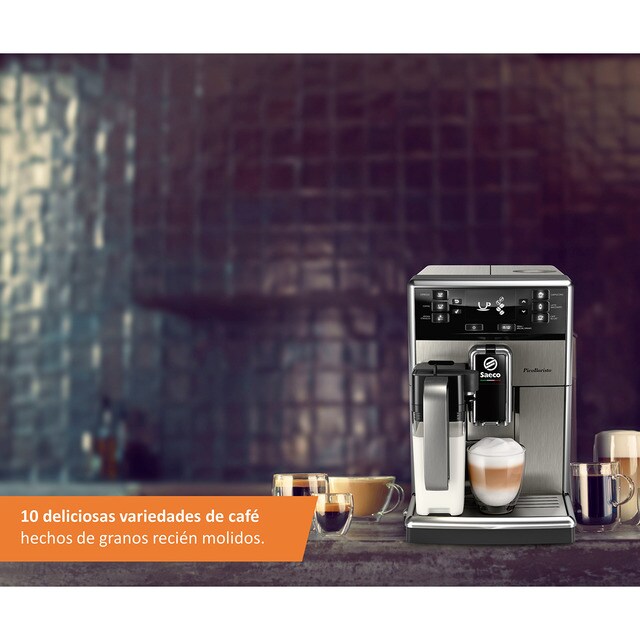 Cafetera espresso superautomática Saeco PicoBaristo con Cafetera espresso superautomática Saeco PicoBaristo con