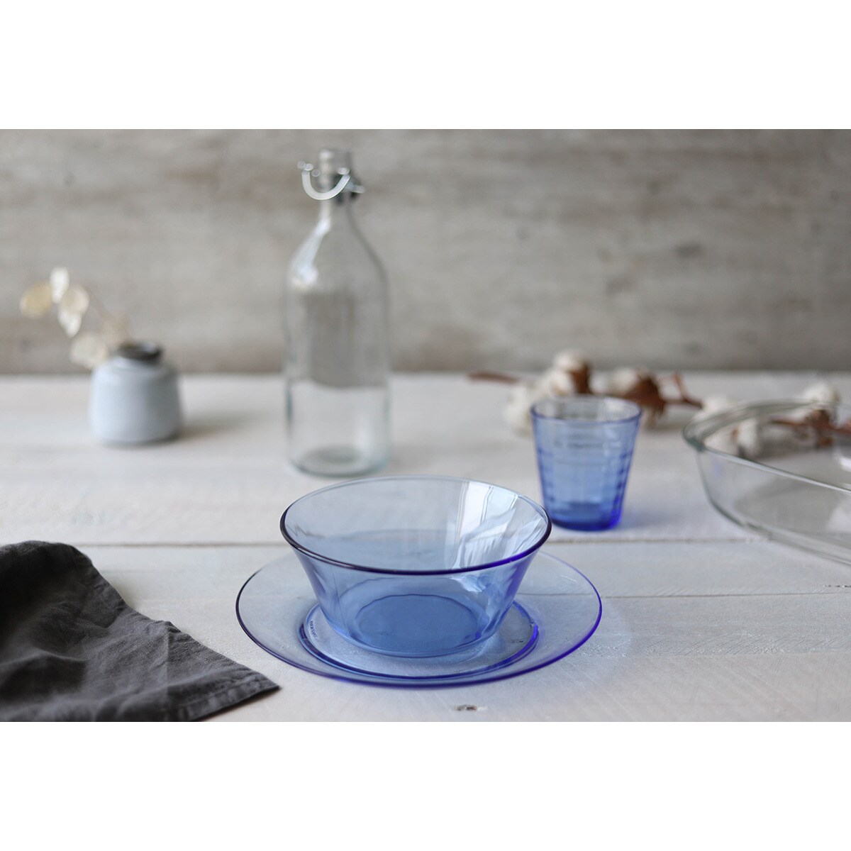 Prato plano Lys Duralex Azul-claro-6