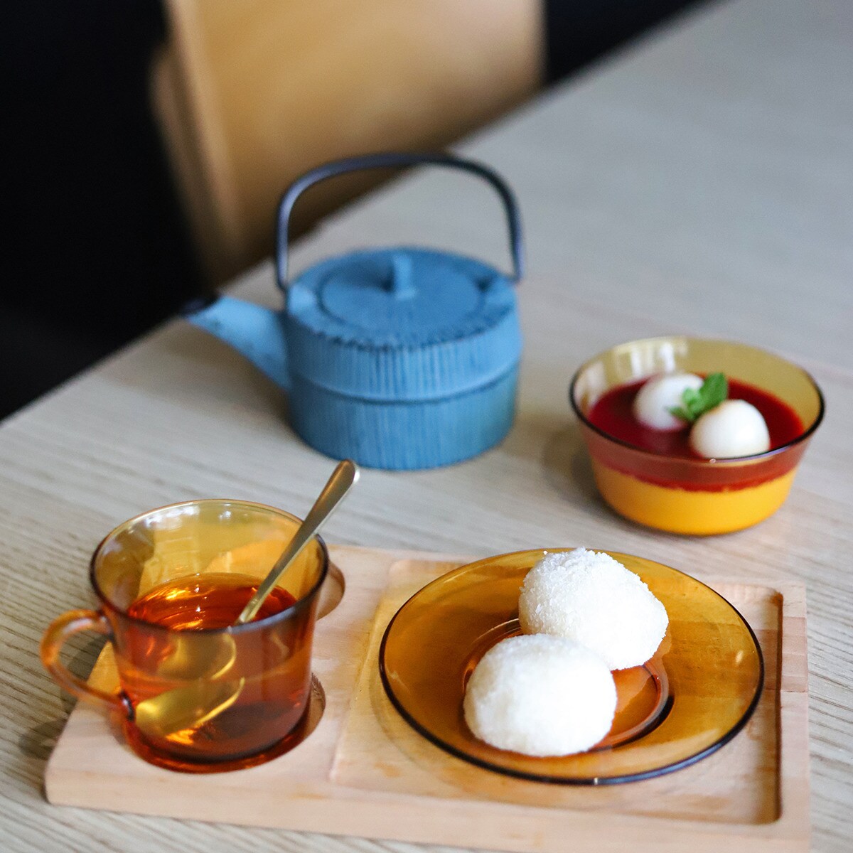 Plato de postre Lys Duralex Ámbar-3