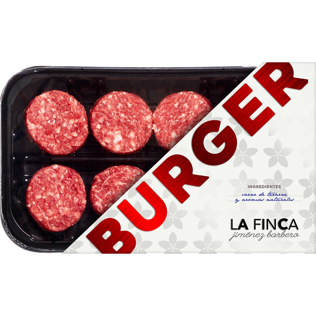 mini burger meat de vacuno joven sin gluten y sin lactosa 8 unidades bandeja 280 g
