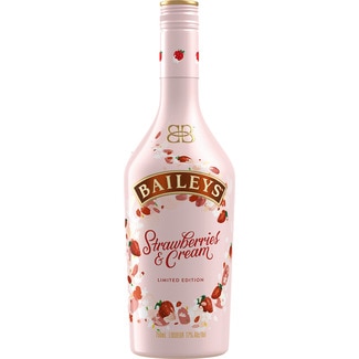 Strawberries & Cream licor irlandés de crema con sabor a fresas y nata botella 70 cl - Baileys