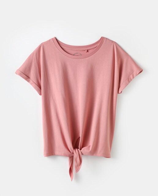 Camiseta de mujer cuello redondo y manga