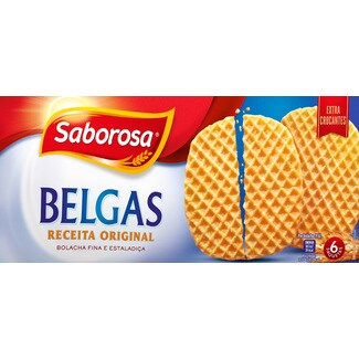Saborosa Bolachas Belga de Manteiga embalagem 220 g