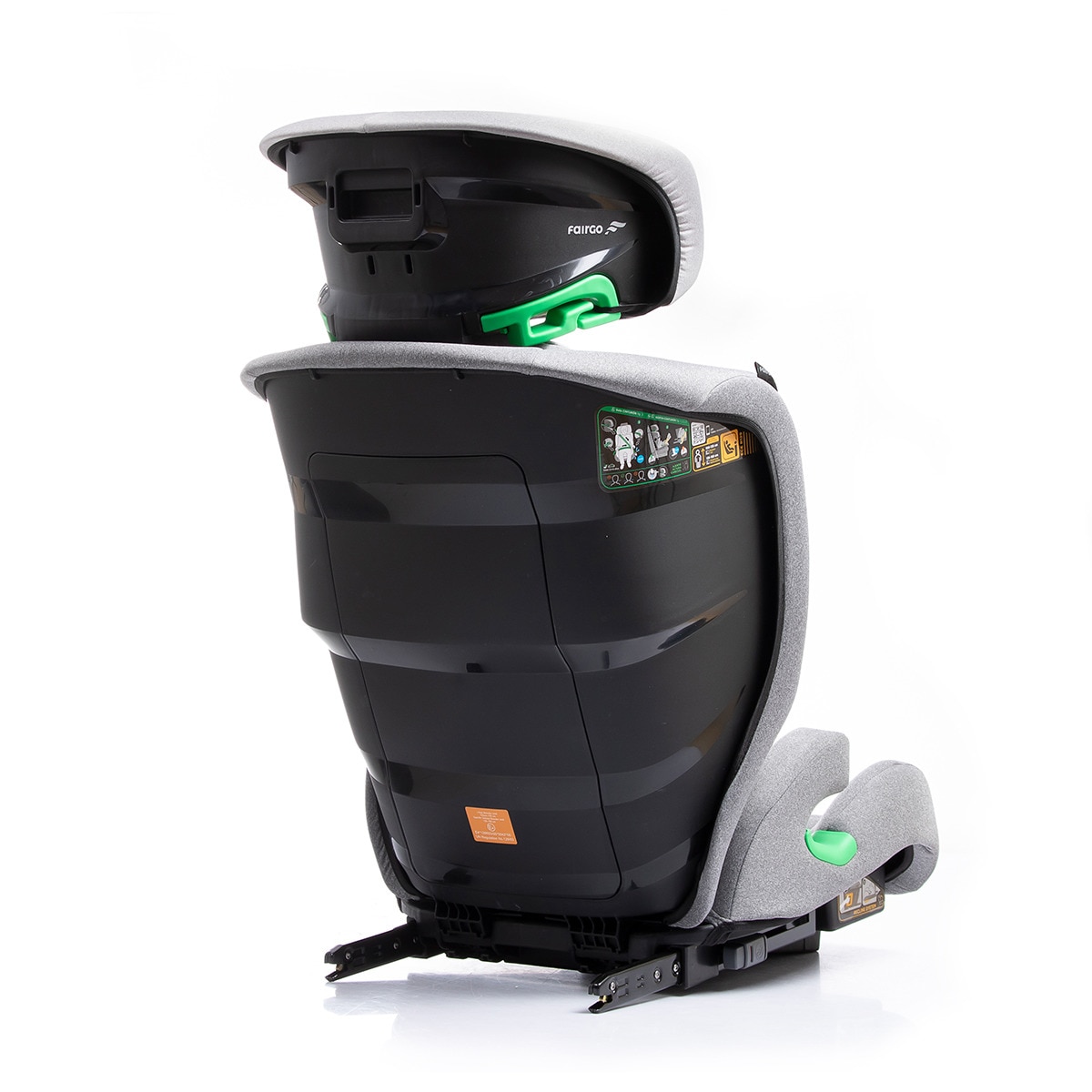 Cadeira Auto Raga Fix i-Size - 100-150 cm Cinzento-10