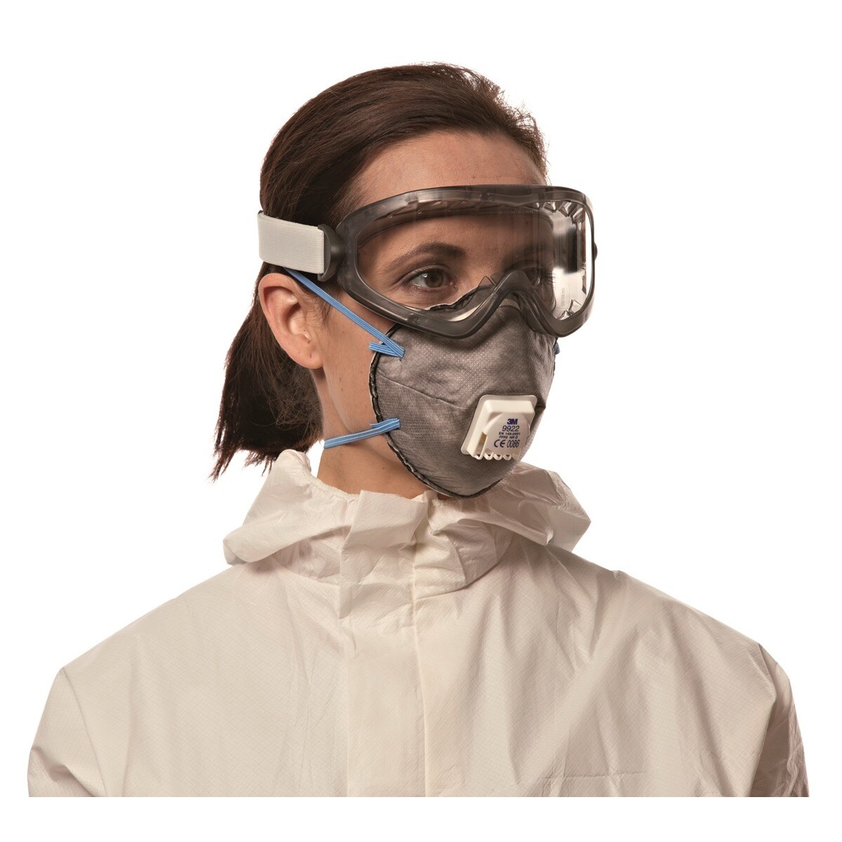 Máscara FFP2 com Válvula - 2 Un. Cinzento-5