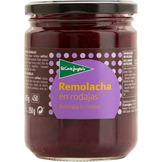 remolacha en rodajas frasco 250 g neto escurrido - El Corte Ingles