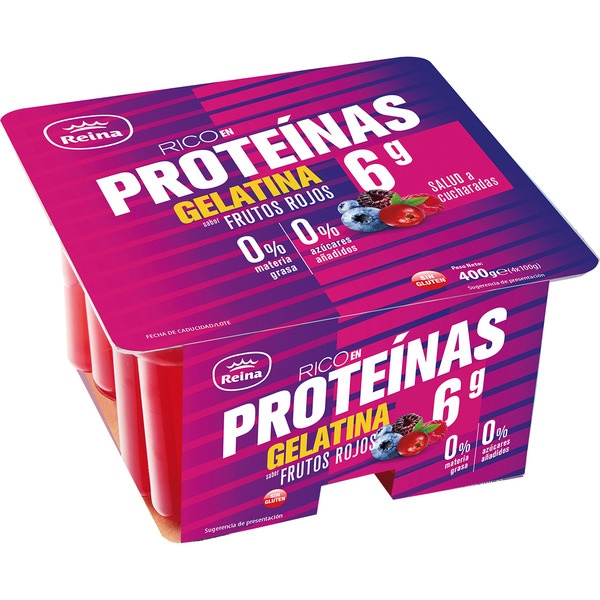 Comprar gelatina desnatada 0 m.g. 0 azúcares añadidos sabor frutos