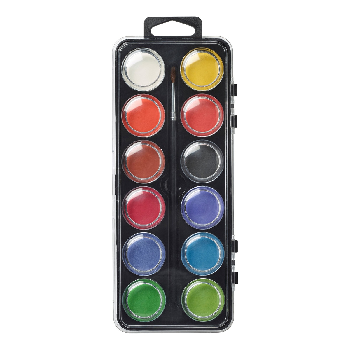 Caixa de 12 pastilhas de têmpera de 28 mm + pincel 2
