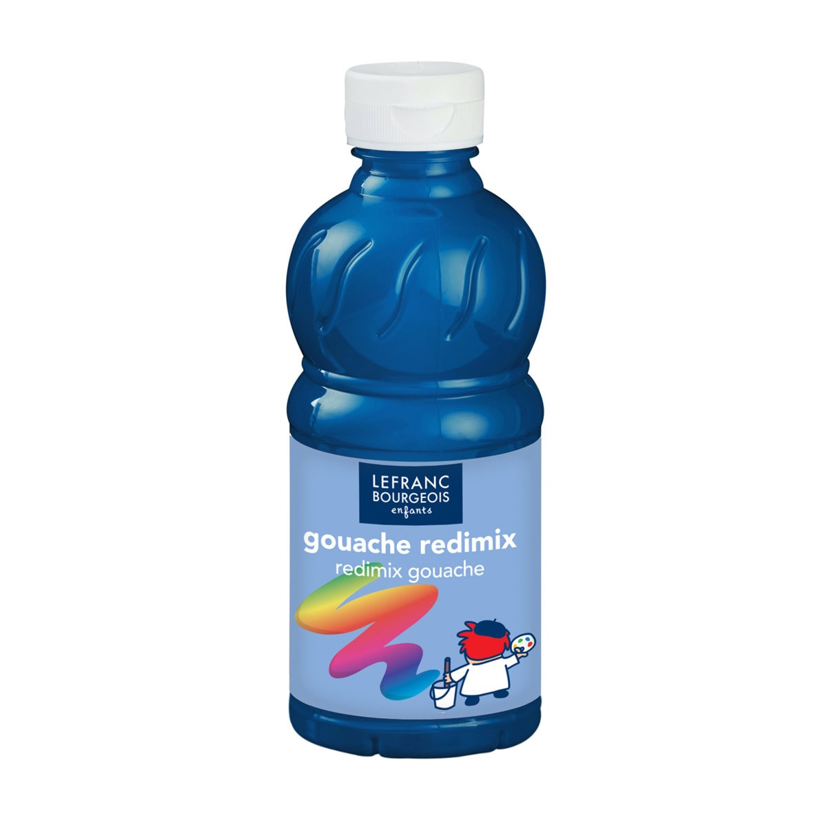 Bote de Gouache De 250 ML Color Azul Primario Lefranc Bourgeois 1