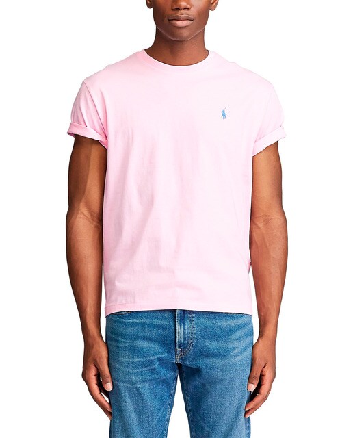Camiseta de hombre rosa de manga corta · Polo Ralph Lauren · El Corte Inglés
