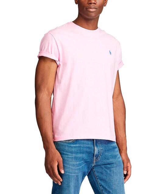 Camiseta de hombre rosa de manga corta · Polo Ralph Lauren · El Corte Inglés