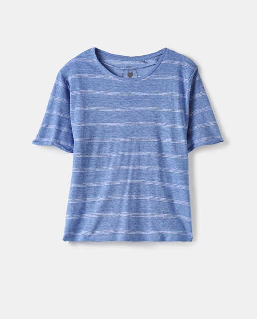 Camiseta de mujer manga corta y cuello r