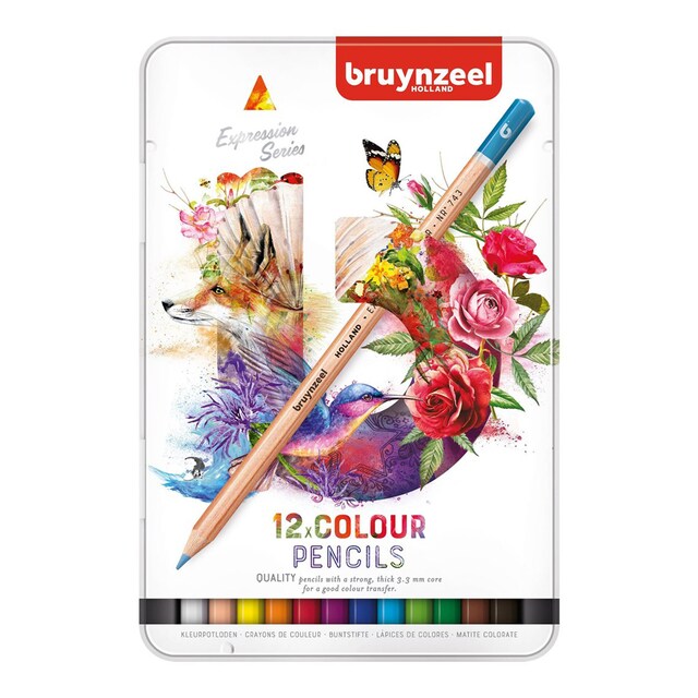 Imagen 0 de Estuche Metálico de 12 Colores Expression Bruynzeel Multicolor