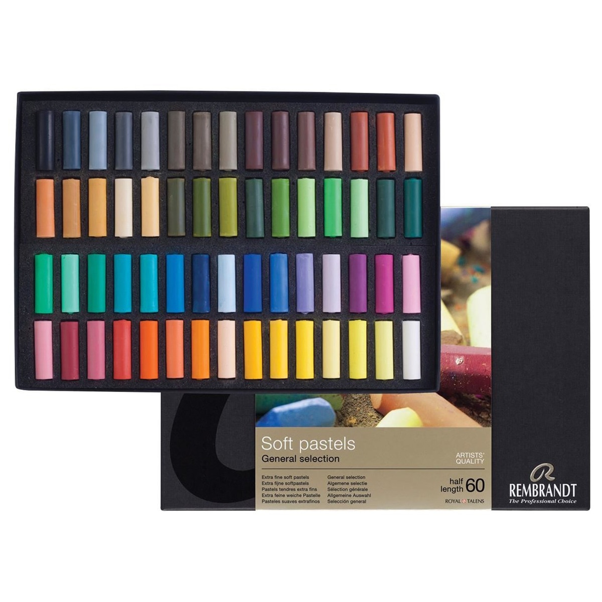 Imagem 0 de Conjunto de prestígio de 60 meias barras de pastel multicolor