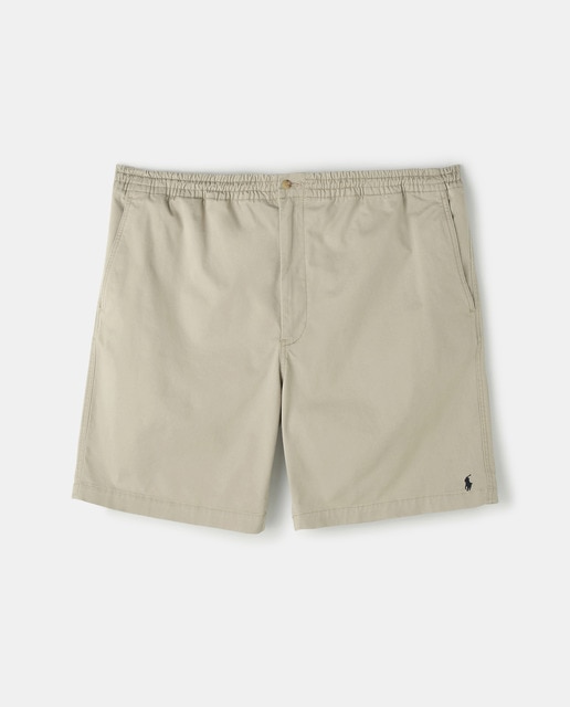 Imagen 0 de Pantalón corto de hombre en tejido chino y logo caballo tallas grandes