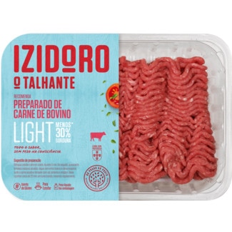 Carne Picada de Bovino Light embalagem 500 g - Izidoro O Talhante