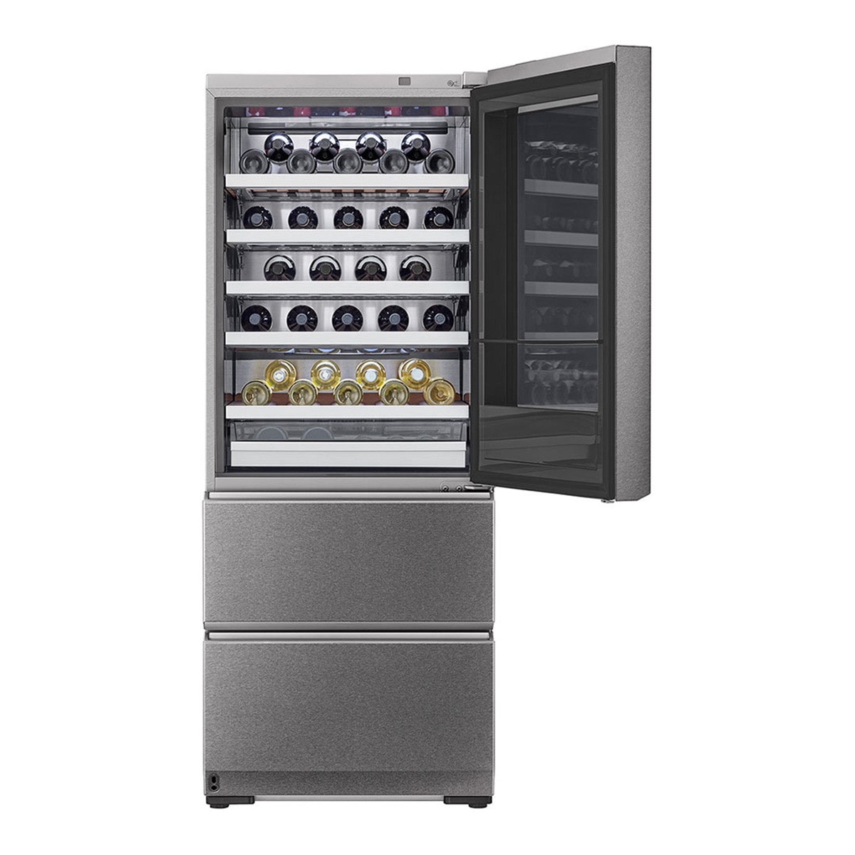 Vinoteca LG Puerta InstaView Signature - LSR200W Acero Inox-2