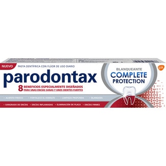 pasta de dientes con flúor Blanqueante Complete Protection tubo 75 ml - Parodontax