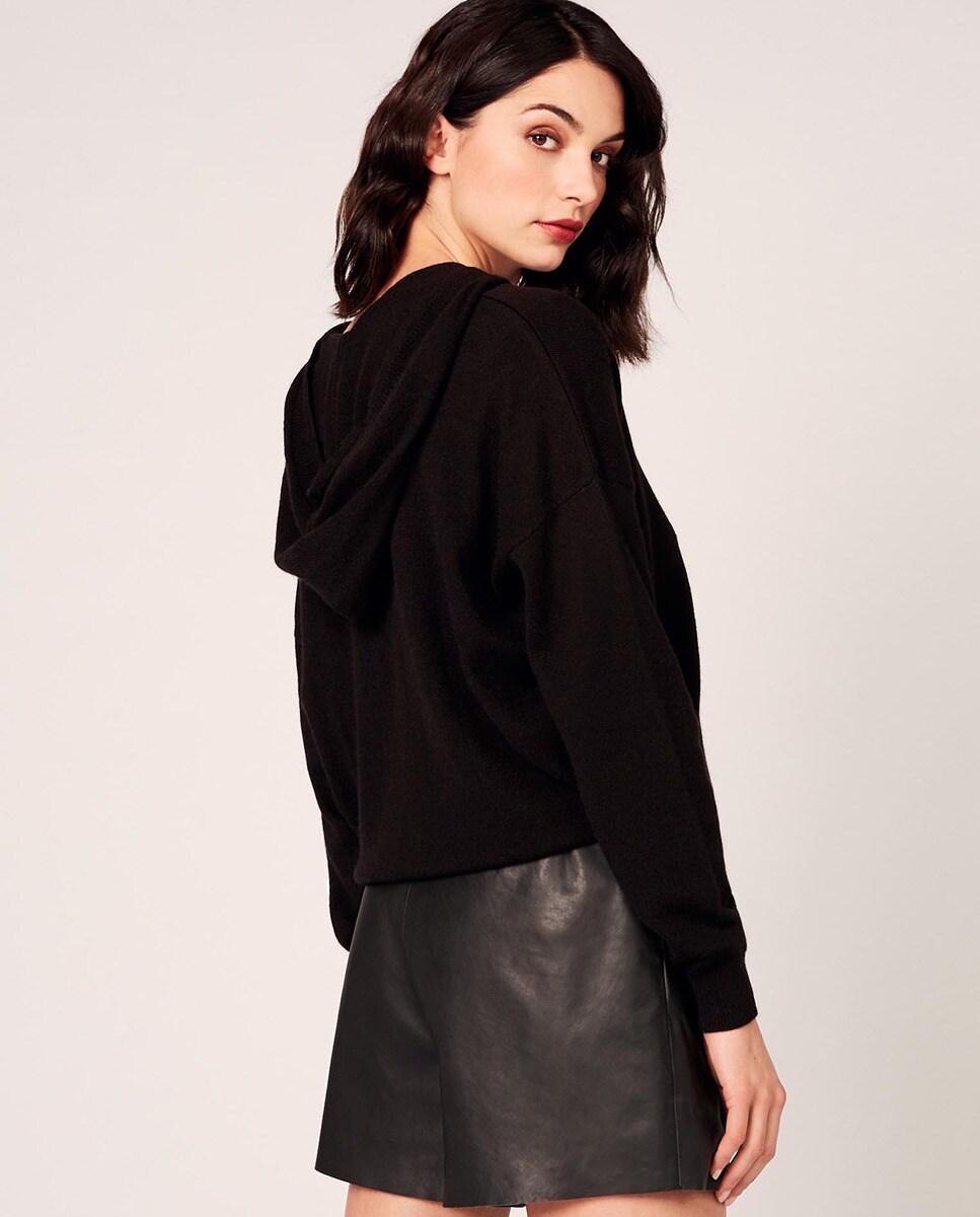 Chaqueta de punto de mujer con cremallera y capucha · Kookai · El Corte  Inglés
