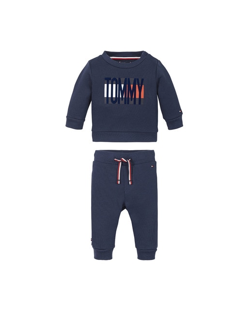Imagen 0 de Conjunto deportivo de bebé niño de sudadera y pantalón de algodón