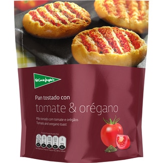 pan tostado con tomate y orégano bolsa 160 g - El Corte Ingles