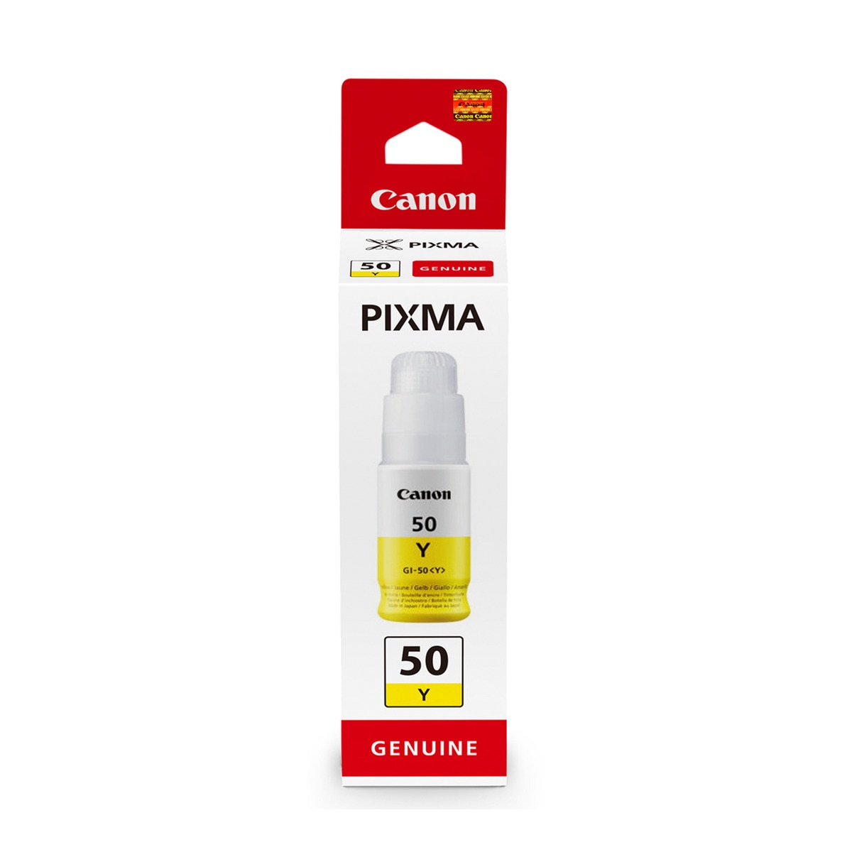 Imagen 0 de Botella de tinta Canon GI-50 Y Amarillo (3405C001)