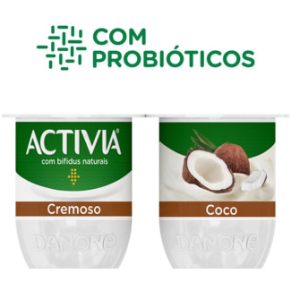 Bifidus Cremos de Coco Pack 4 unidades embalagem 120 g - Activia
