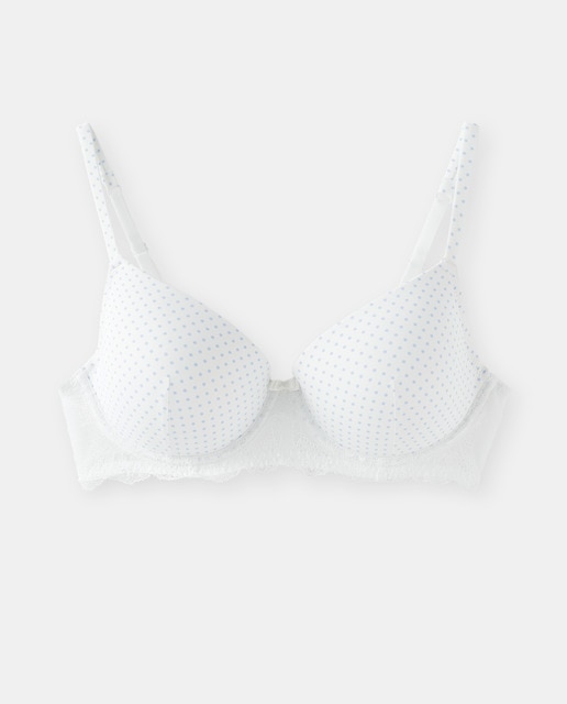 Sujetador preformado estampado con aro