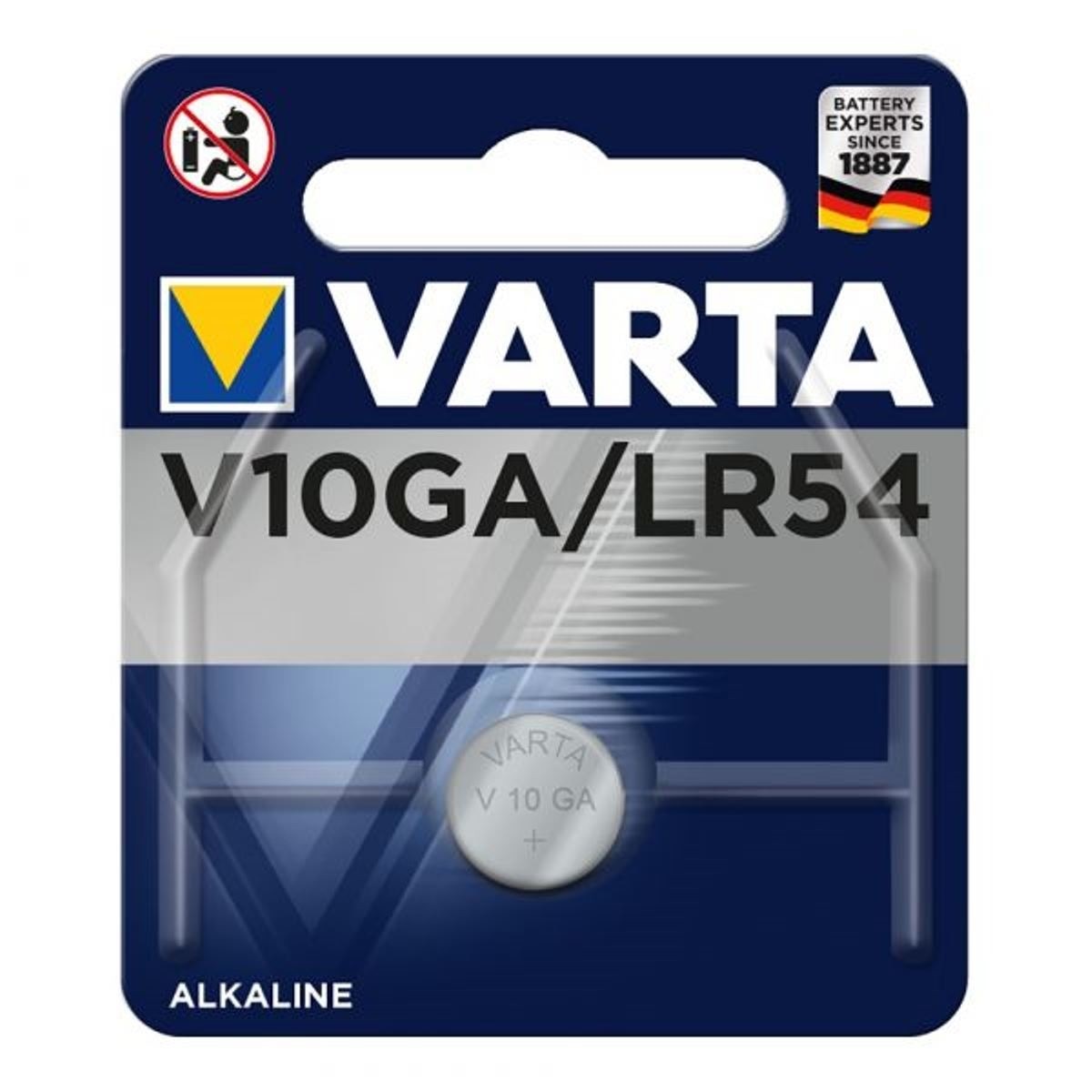 Imagem 0 de Pilha Alcalina Varta V10GA, 1,5V
