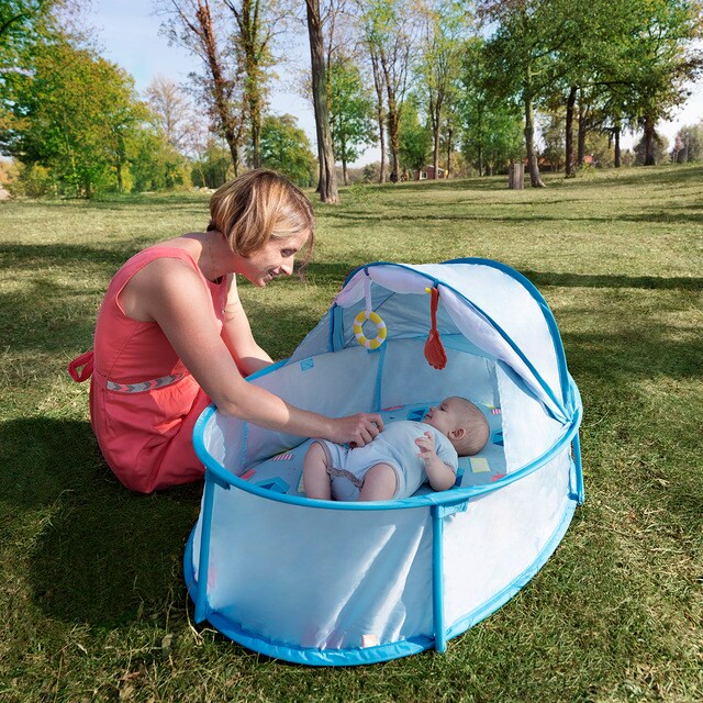 Área de Juego Babymoov anti-UV Alta Protección FPS 50+ Babyni 2 en 1 azul · El  Corte Inglés