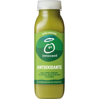 súper smoothie antioxidante kiwi, pepino, manzana, té matcha, semillas de lino y vitaminas botella 300 ml - Innocent